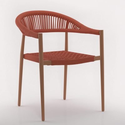 Rivatti - Cadeira Trancoso - Terracota - Render