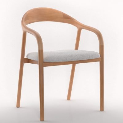 Zendi - Cadeira Bach - Off White - Render